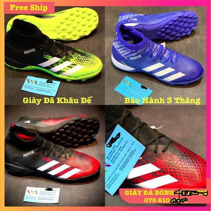 [ FREE SHIP ] Giầy Bóng Đá Predator: tặng tất dài bóng đá