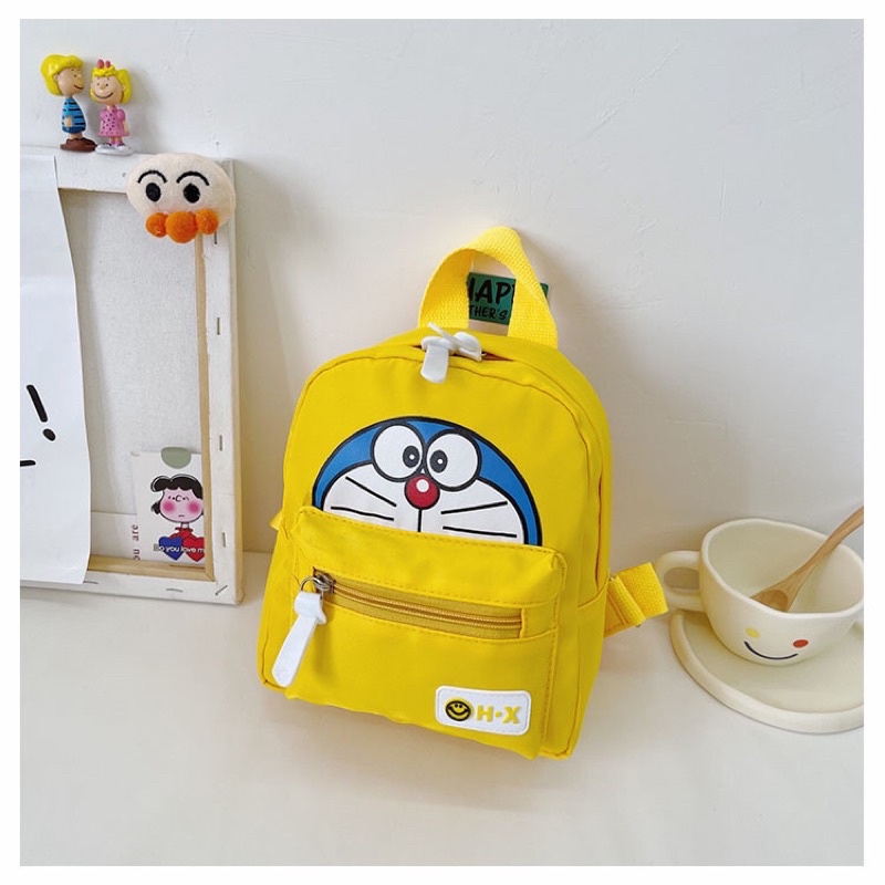 Balo Trẻ Em Doremon Doraemon Chất Liệu Vải Dù Chống Thấm Nước 3 Mẫu Màu H-X