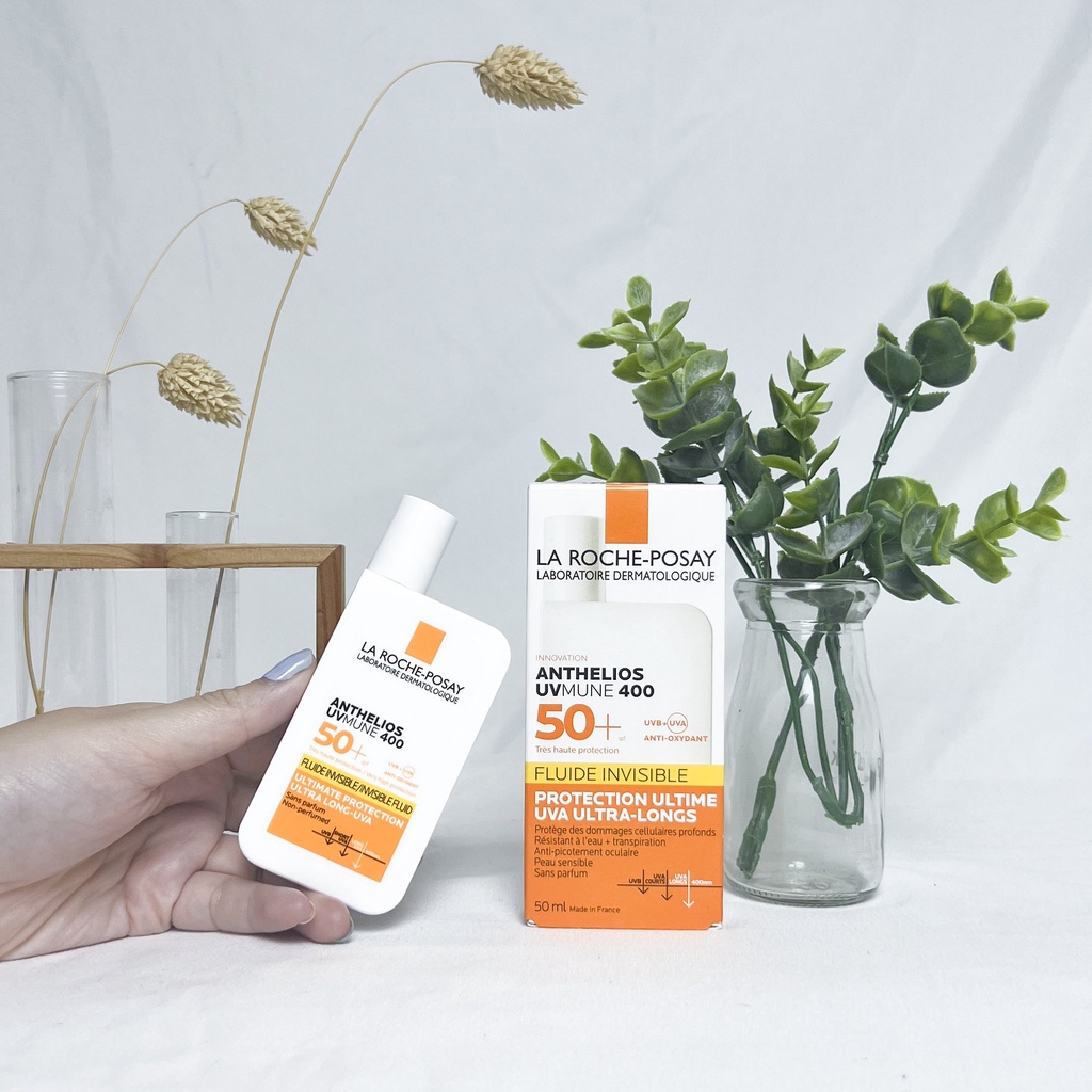 Kem Chống Nắng La Roche Posay Anthelios Shaka Invisible Fluid SPF 50+ Cho Da Thường, Hỗn Hợp