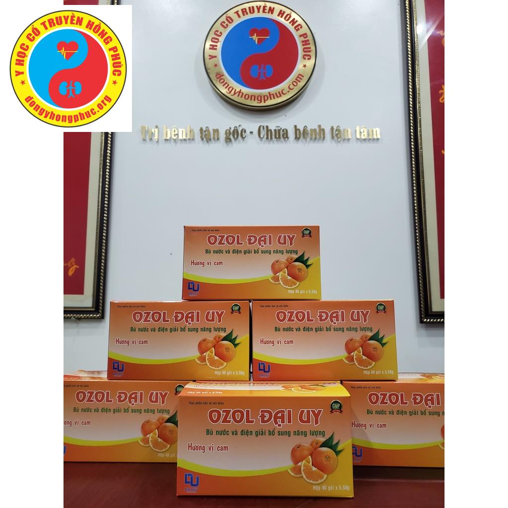 Bù nước và điện giải ORESOL ĐẠI UY vị cam bổ sung năng lượng