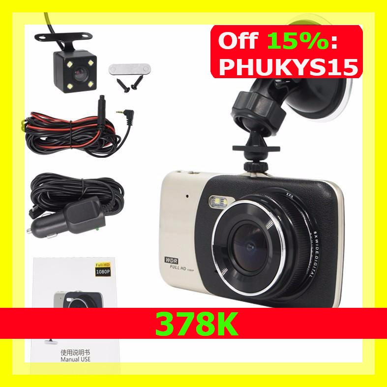 Camera Hành trình xe hơi X002 có camera Trước và sau
