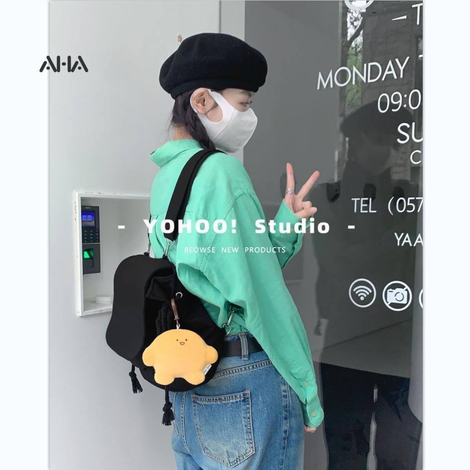 AHA OFFICIAL Balo vải AHA màu sắc xinh xắn cho nữ