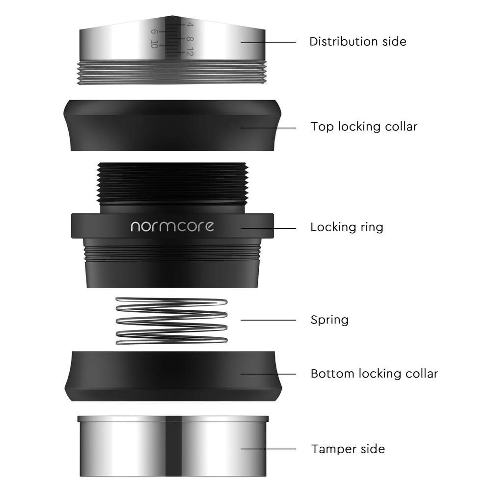 Tamper & Dụng Cụ Phân Bổ Cafe hiệu normcore