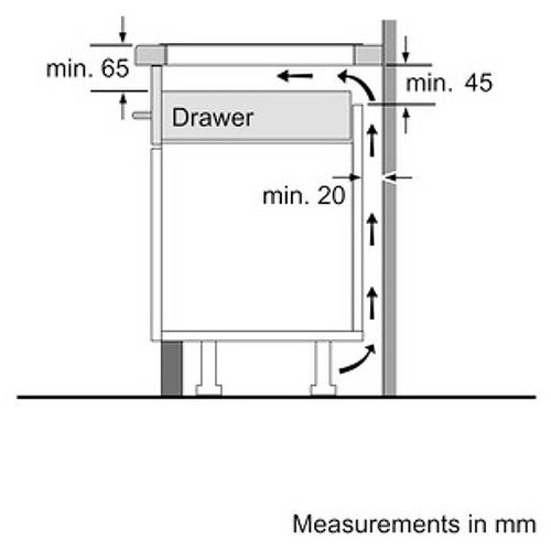Bếp từ Bosch PIE631FB1E series 6, Bốn vùng nấu riêng biệt