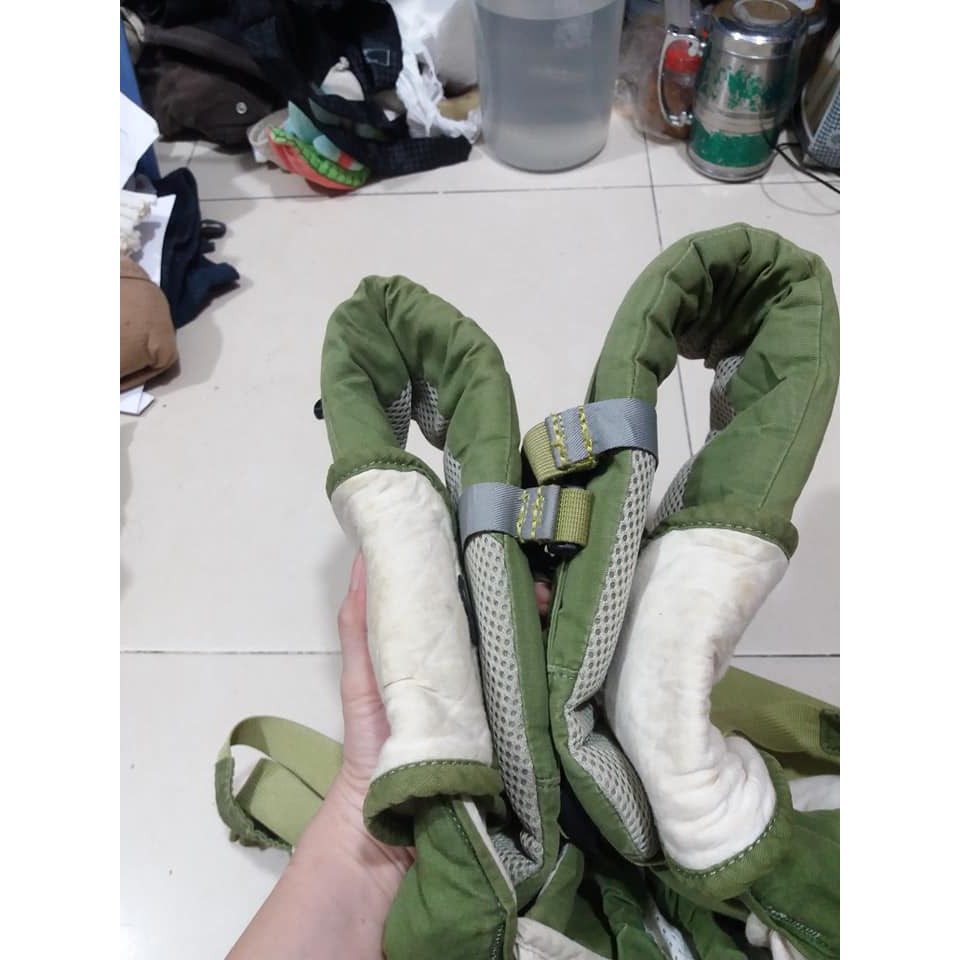 Địu trợ lực lưng lưói forb xanh lá cho bé ms10