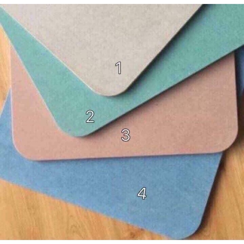 Thảm đá nhà tắm Nhật Bản siêu thấm hút có khả năng hút nước chống trượt khô nhanh tự khử mùi