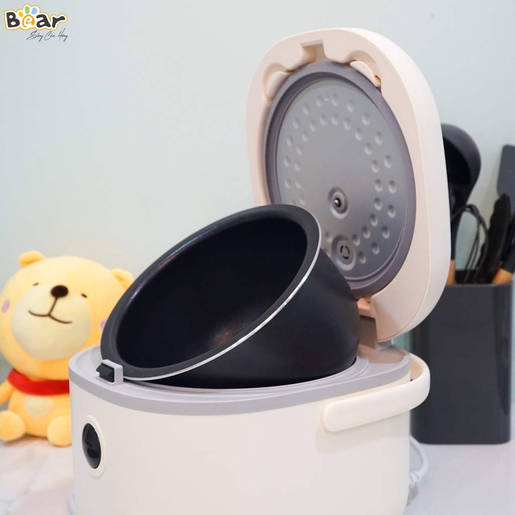 Nồi cơm điện mini thông minh Bear SUBE015 DFB-B20A1_Bản Quốc tế_Bảo hành 18 tháng. Nồi cơm điện mini 2L tiện lợi HAGU.