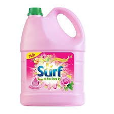 Nước giặt Surf hương sương mai dịu mát - can 3.8kg