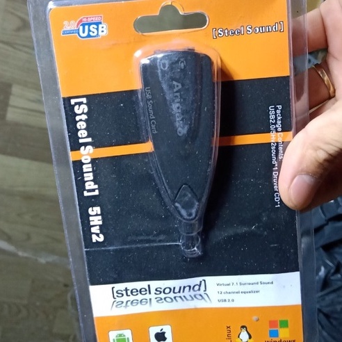 Usb sound dây 3d 7.1 trắng sound 5H tiện lợi chuyển đổi từ USB sang âm thanh TTBO's