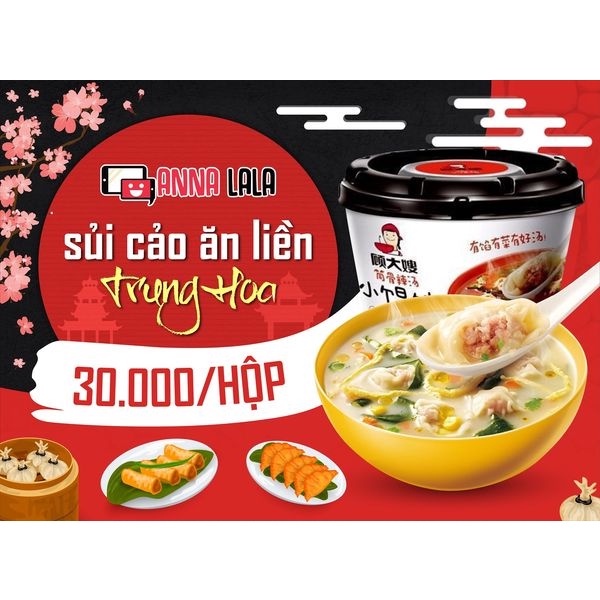 [SẴN] Sủi cảo ăn liền 3 vị Trung Hoa Siêu hấp dẫn siêu ngon