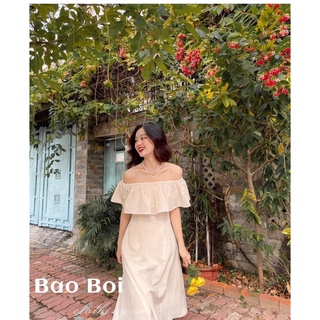Váy trễ xốp siêu xinhhhhh +3%phí shopee