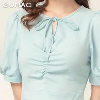 Đầm nhún giữa ngực GUMAC DA954