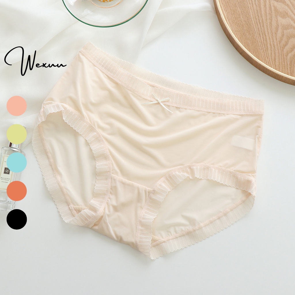 Quần lót nữ cao cấp Wexuu quần lót Su lạnh siêu mát thoáng khí kháng khuẩn - QC110