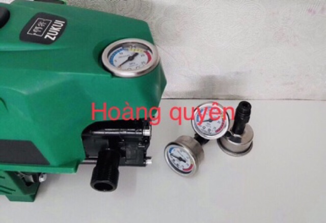 Đồng hồ đo áp lực nước máy rửa xe mini hàng sịn