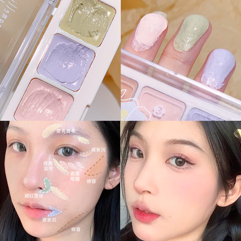 Kem Nền Che Khuyết Điểm XIXI 5 Màu Lì Nude Tự Nhiên Kháng Nước Không Lem Nhòe NO.D522