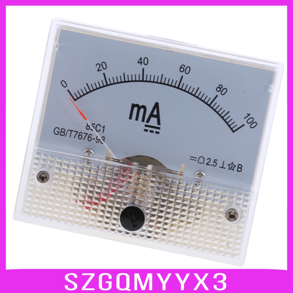 [Toolroom] Đồng Hồ Đo Dòng Điện DC Ammeter Analog