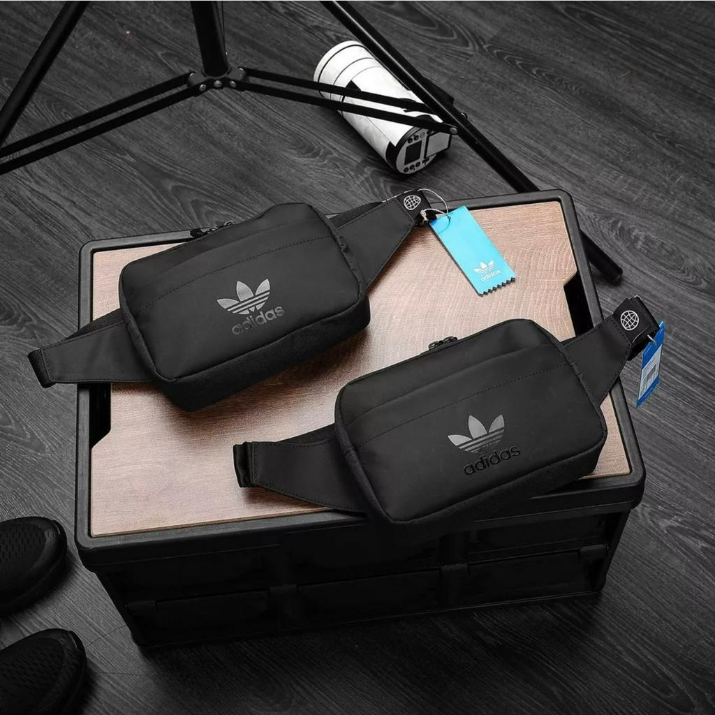 Túi đeo chéo, đeo hông Das waist bag dòng Unisex chất liệu Si Polyester đen mịn dày dặn chống nước 100% - AMV