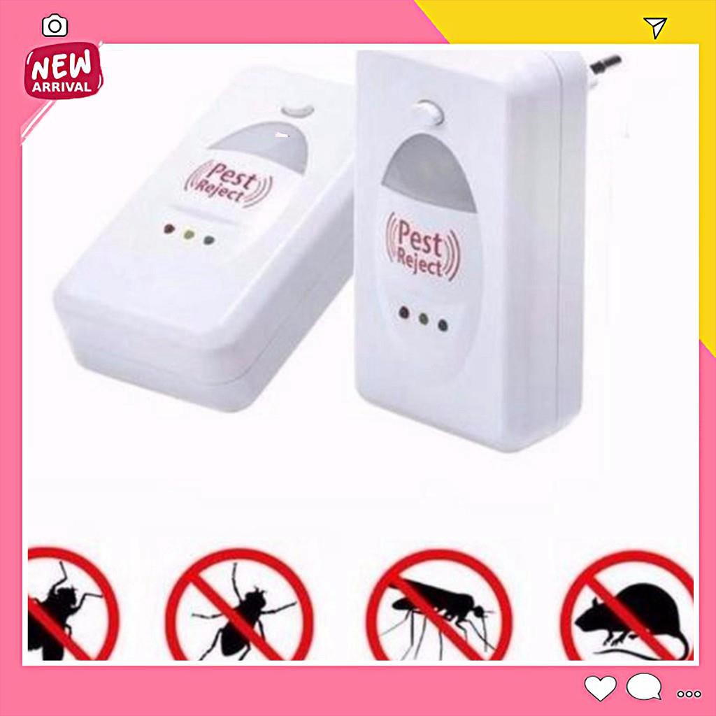 Máy Đuổi Côn Trùng Pest Rejeck - Tạo sóng siêu âm đuổi côn trùng, Đuổi Muỗi, Chuột, Đuổi Côn Trùng, Đuổi Mạt Rệ