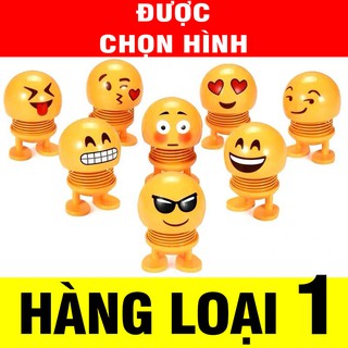 Emoji lò xo lắc đầu, thú nhún mặt cười cảm xúc dễ thương