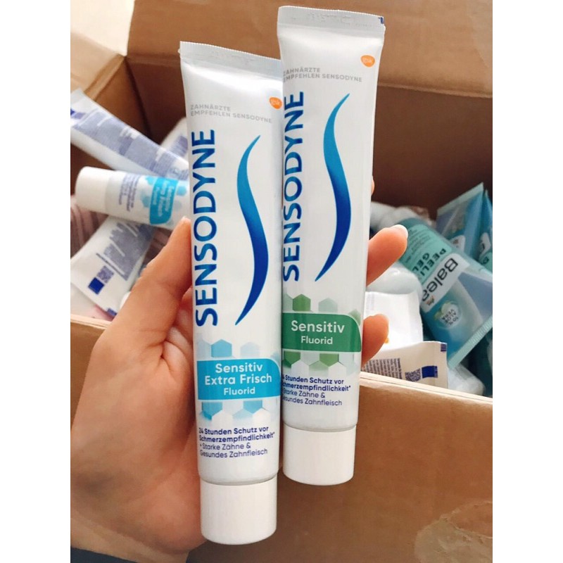 [NỘI ĐỊA ĐỨC] Kem đánh răng Sensodyne chống ê buốt, bảo vệ men răng 75ml