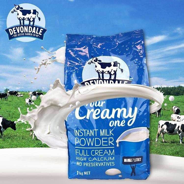 Sữa tươi dạng bột nguyên kem Devondale Full Cream 1kg