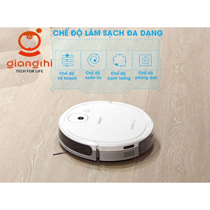 Robot hút bụi lau nhà có sử dụng app điện thoại ECOVACS DEBOOT DJ35 trưng bày mới 99%,tặng kèm remote