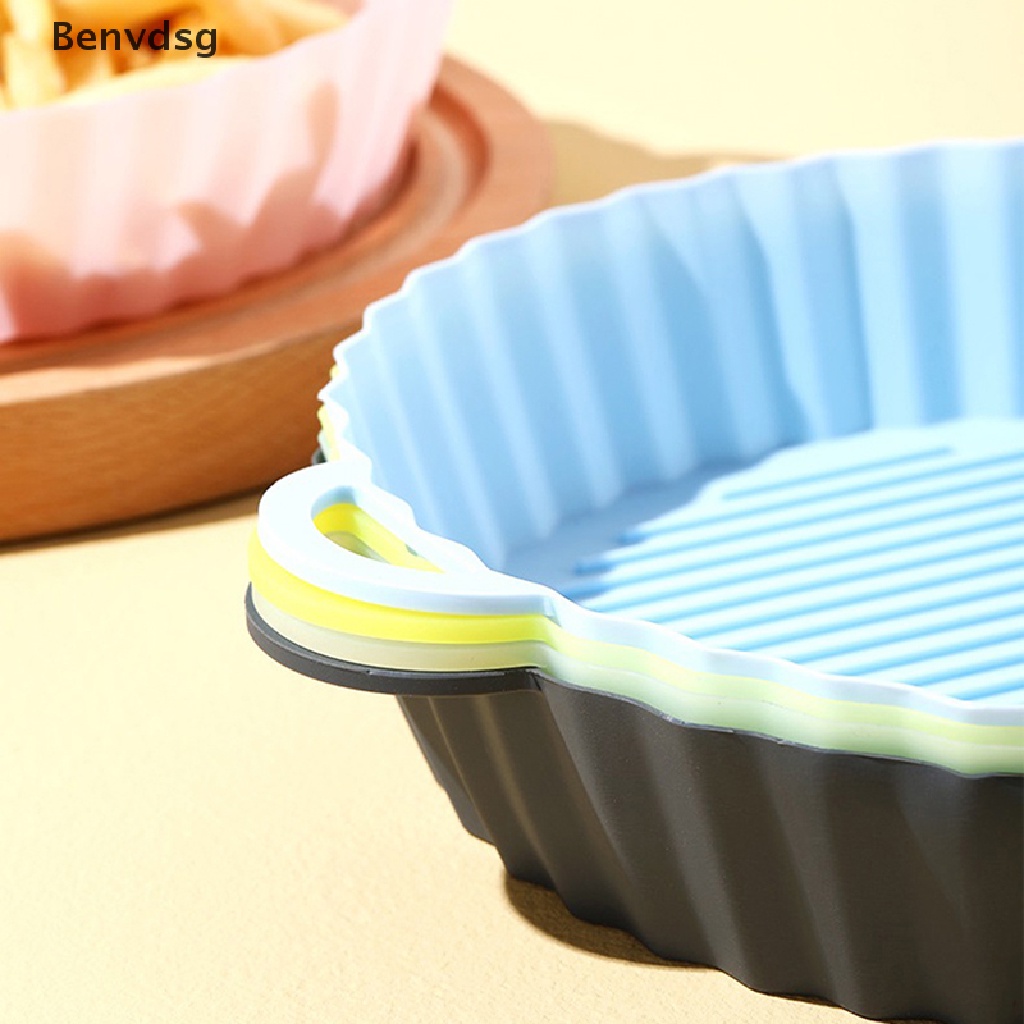 Nồi Chiên Không Dầu Bằng Silicone 18.5cm Chống Dính Kèm Khay Nướng Tiện Dụng