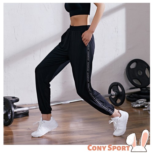 Quần dài Jogger có túi thể thao nữ Transcd (Tập Gym,Yoga)(Không Áo) II NAM CONY SPORT