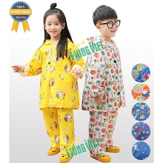 Áo mưa bộ trẻ em bé trai và bé gái ( đủ size- hàng tốt)