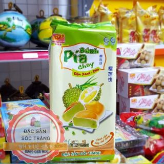 Bánh Pía Chay Tân Huê Viên Đậu Xanh Lá Dứa Sầu Riêng