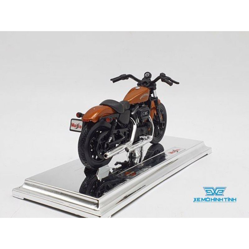 XE MÔ HÌNH HARLEY DAVIDSON 2014 SPORTSTER IRON 883 1:18 ( CAM ) MAISTO
