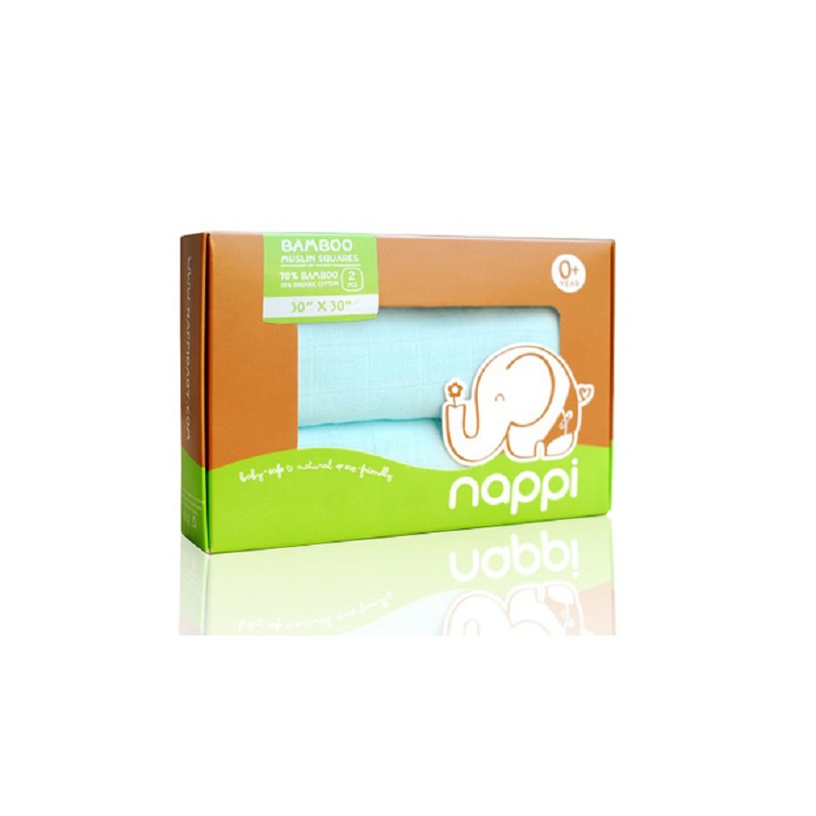 Khăn tắm sợi tre Nappi (2c/hộp)