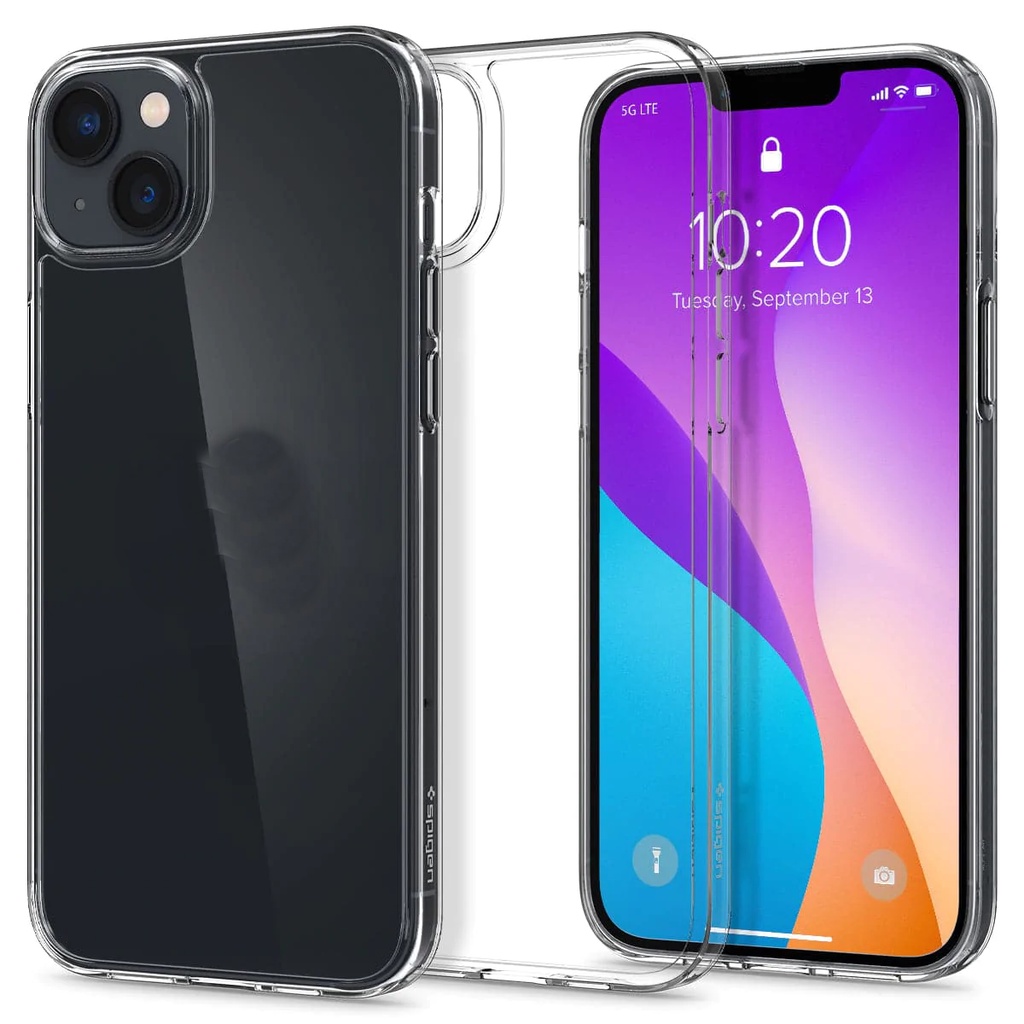 Ốp Lưng dành cho iPhone 14/ 14 Plus/ 14 Pro/ 14 Promax SPIGEN ULTRA HYBRID CRYSTAL CLEAR- Hàng Chính Hãng