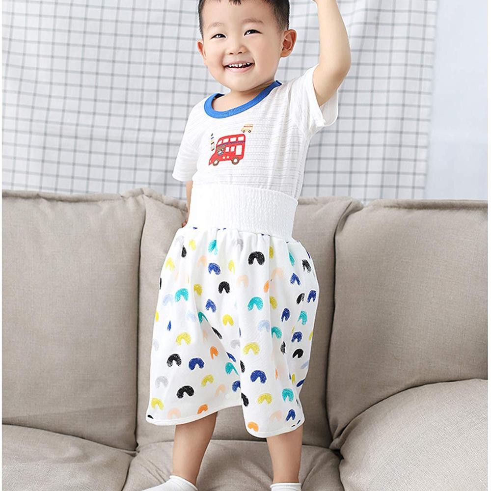 Tã dạng chân váy làm bằng cotton chống thấm nước dành cho bé thiết kế chất lượng cao