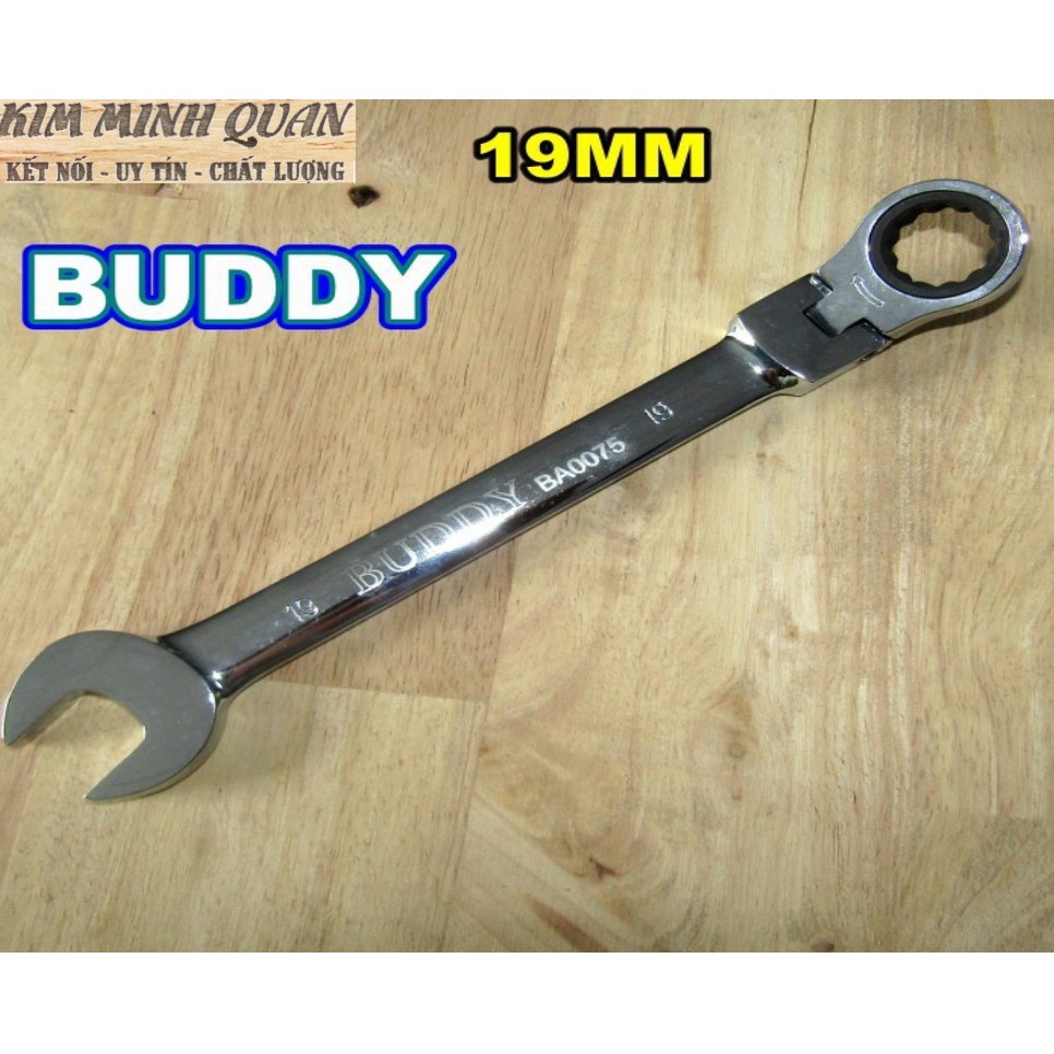 Cờ Lê Tự Động Lắc Léo Công Nghệ JAPAN 19mm BA0075 BUDDY