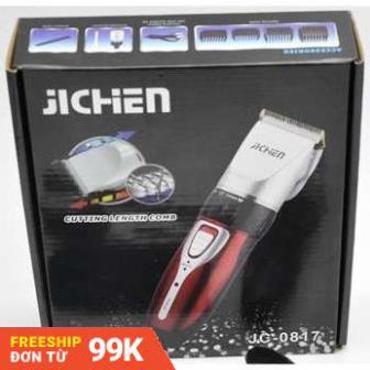 Tông đơ cắt tóc nhập khẩu Jichen Model 0817 tặng kèm lược