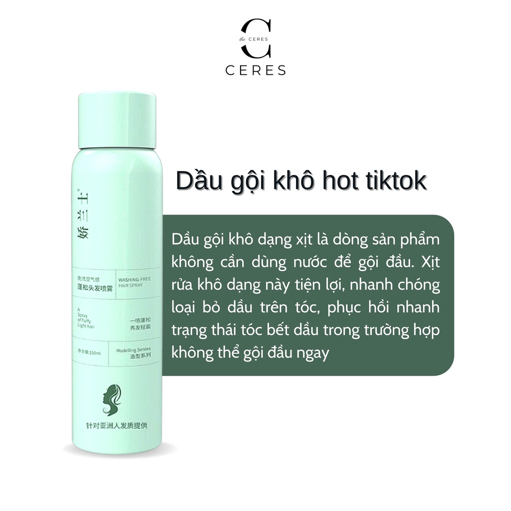 Dầu Gội Khô Guerlain - Xịt Tóc Khô Đầu Bồng Bềnh Tức Thì 150ml