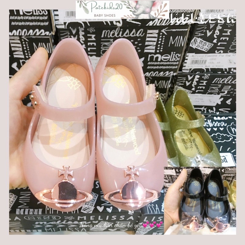 (sale thanh lý) Giầy nhựa thơm melissa siêu mềm êm cho bé gái từ 1 đến 7 tuổi