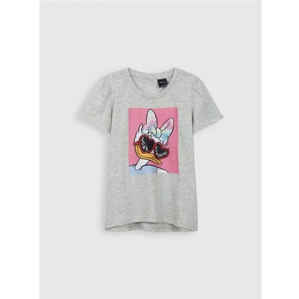 Áo phông bé gái Canifa chất liệu cotton chữ Believe yourself cho bé từ 2-3 tuổi