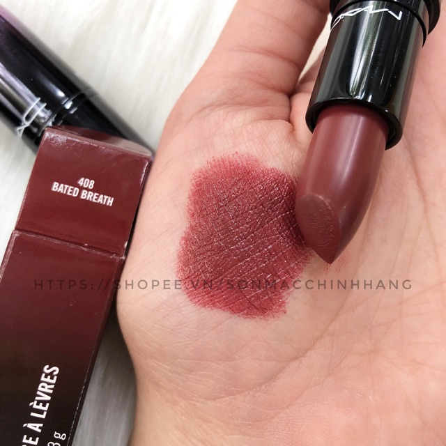 Son Mac Love Me 408 Bated Breath Shopee Việt Nam