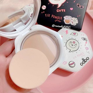 [CHÍNH HÃNG] PHẤN PHỦ ODBO FIX POWDER CHỐNG NẮNG 2IN1 THÁI LAN