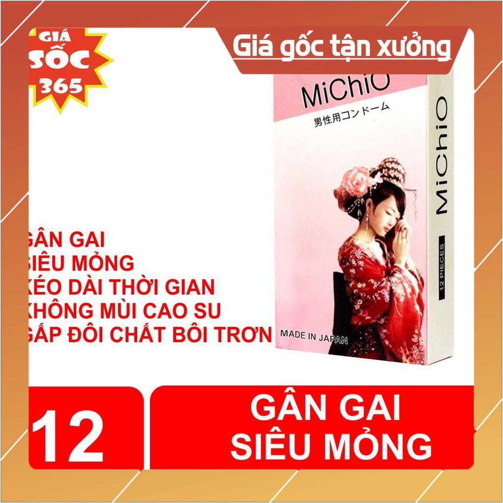 Bao Cao Su Michio Japan - Hộp 12 Pcs Chính Hãng