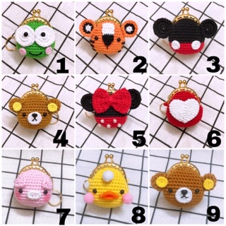 Túi đựng tỏi handmade cho bé có khung túi mini và móc khoá