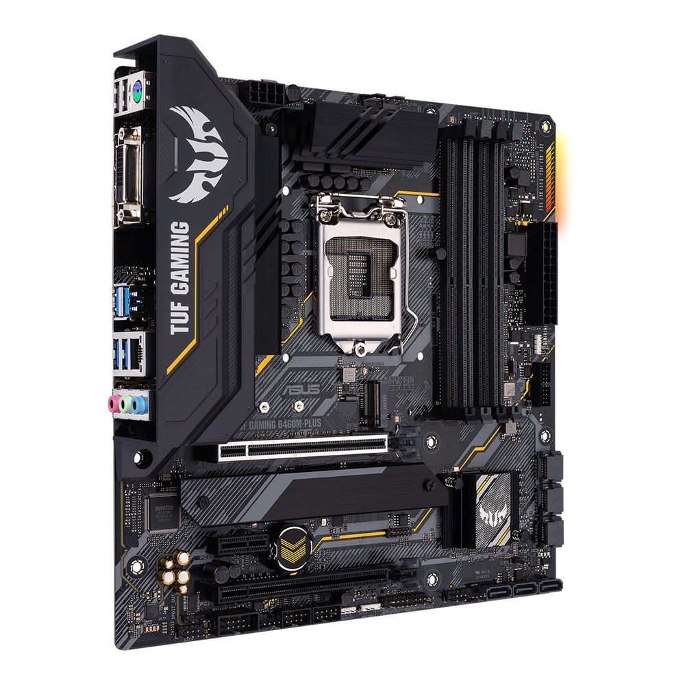 Bo Mạch Chủ ASUS TUF GAMING B460M-PLUS (Intel B460, Socket 1200, m-ATX, 4 khe Ram DDR4) - New - Full Box - BH 36 Tháng