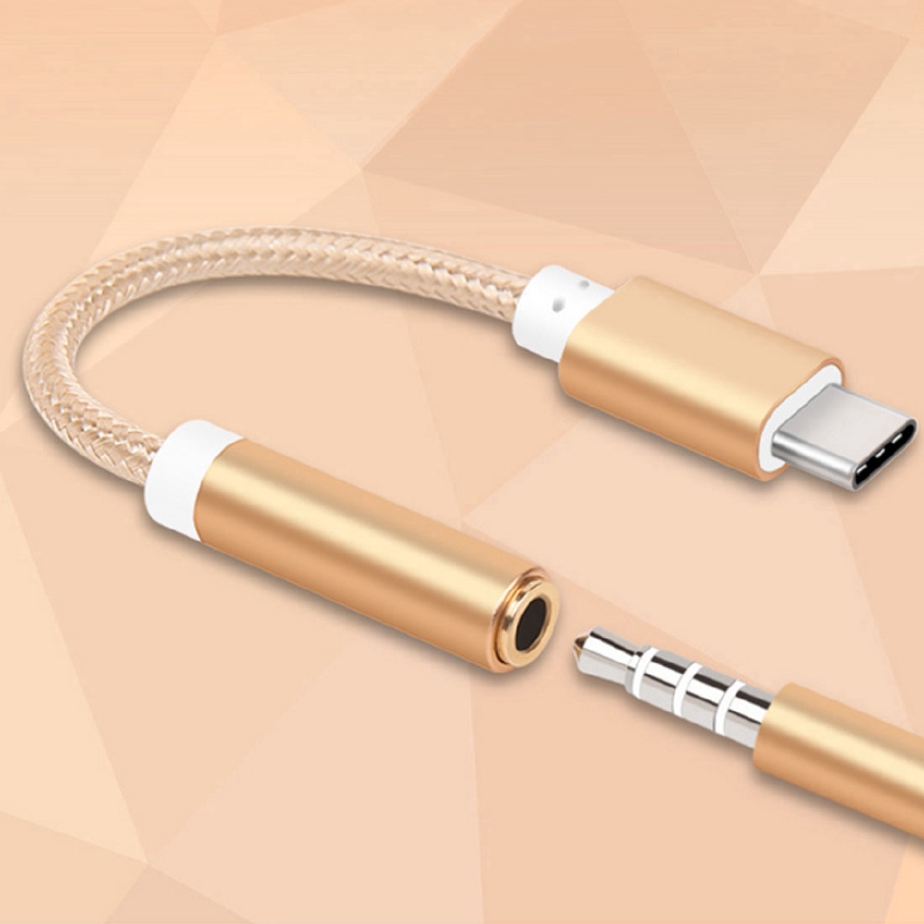 Cáp chuyển đổi giắc cắm tai nghe USB C đến 3,5 mm（Not applicable to Samsung）