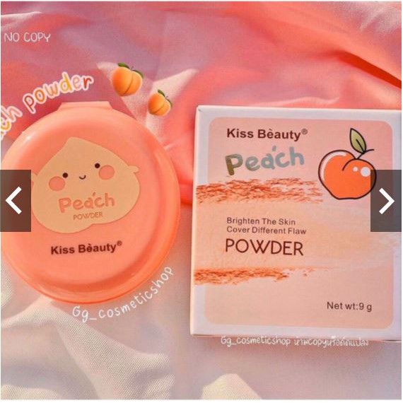 Phấn nén Kiss Beauty phiên bản trái đào Peach Powder | BigBuy360 - bigbuy360.vn