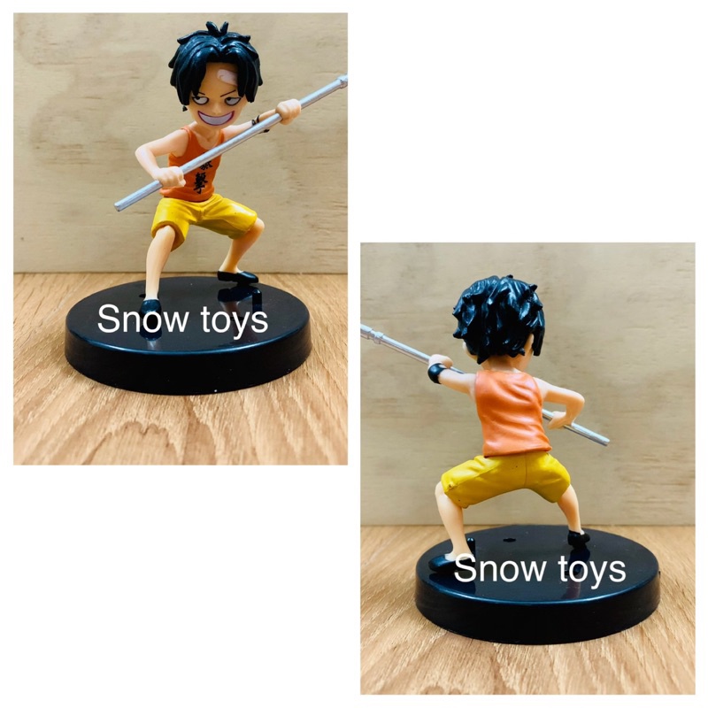 Mô hình One Piece - Set 3 anh em Sabo, Ace, Luffy hồi nhỏ - Trọn bộ 2 loại đế chung và riêng - Cao 9~10 cm