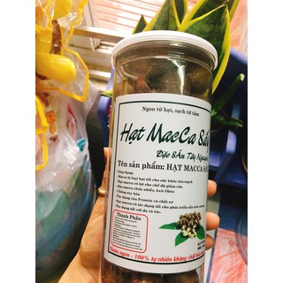 500g Hạt Macca Đaklak Sạch sấy nứt vỏ Size Hạt Đại