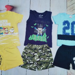 COMBO 3 BỘ ĐỒ BÉ TRAI SIZE 6-20KG