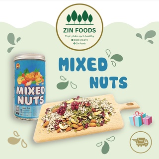 Mixed nuts hạt siêu xịn 500gr/hộp
